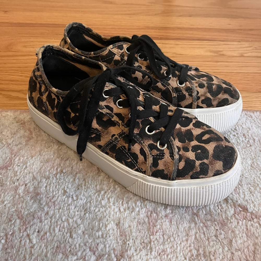 Steve Madden Emmi Cheetah Platform Sneakers